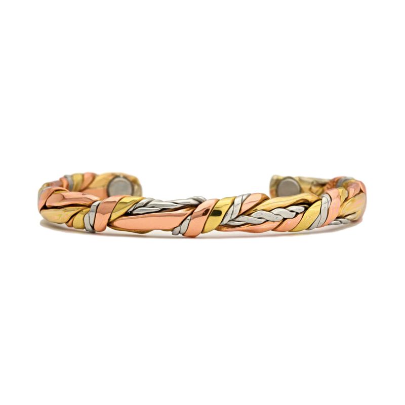 Sage Bundle Copper Bracelet w/Magnets - Shiny - #778 - Click Image to Close